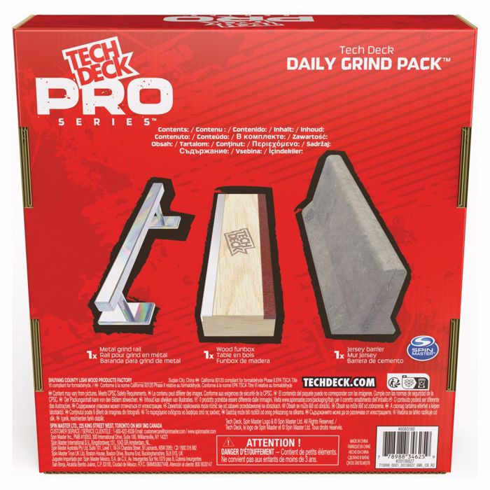 Tech Deck Epangelmatiki Seira  Daily Grind me 3 empodia -rampes